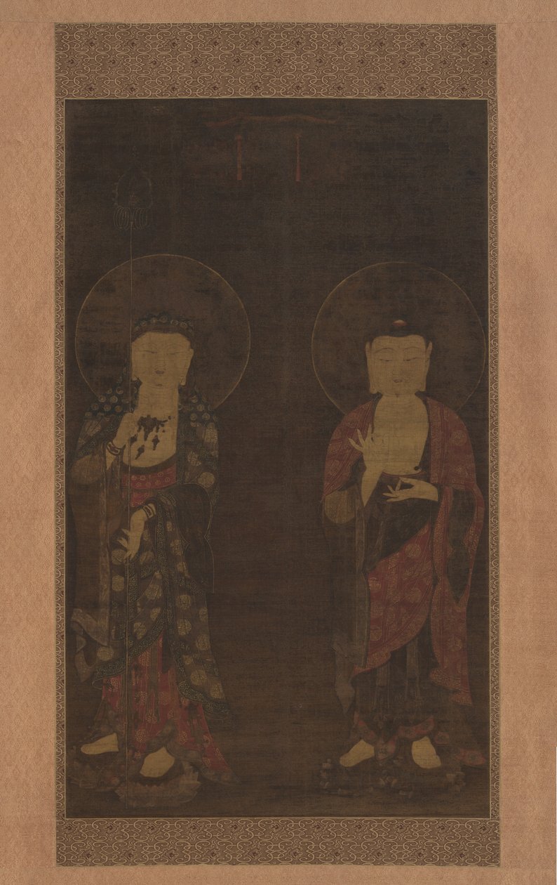 Amitabha og Kshitigarba af anonymous 