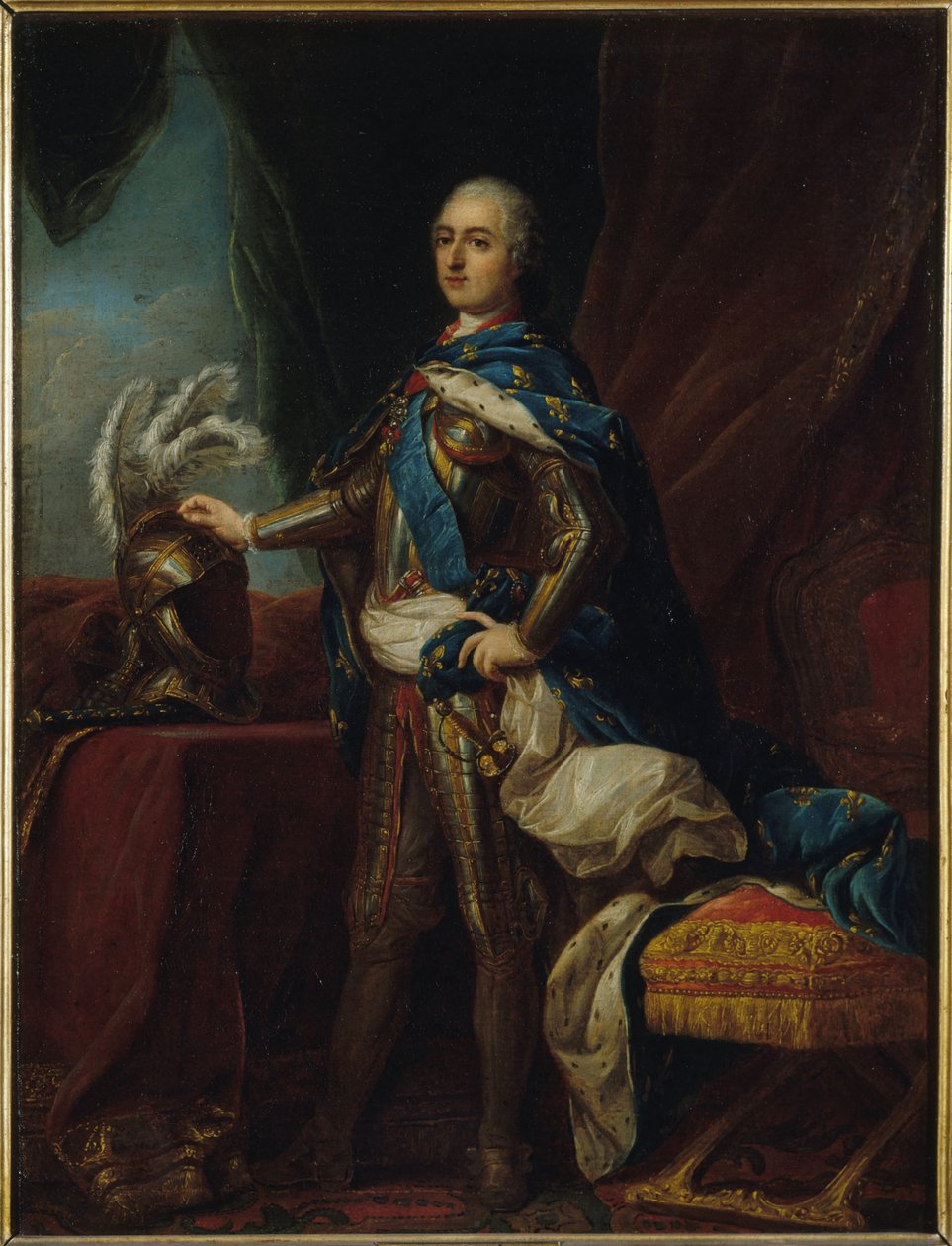 Fransk: Portrait de Louis XV af anonymous 