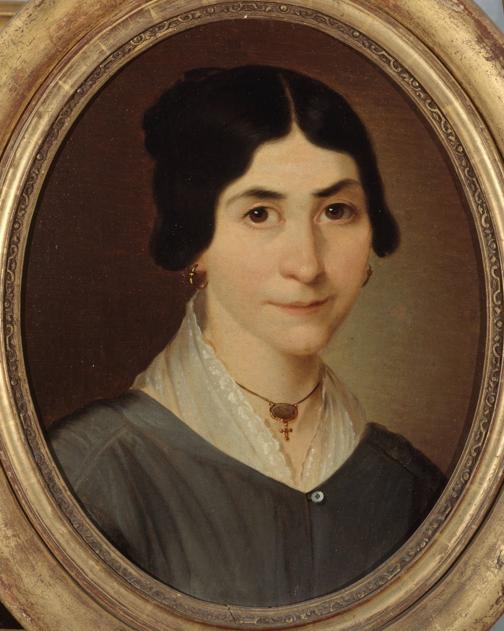 Fransk: Portrait de femme (P2125) af anonymous 