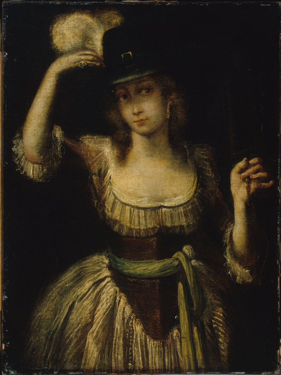 Fransk: Portrait de femme (P734) af anonymous 