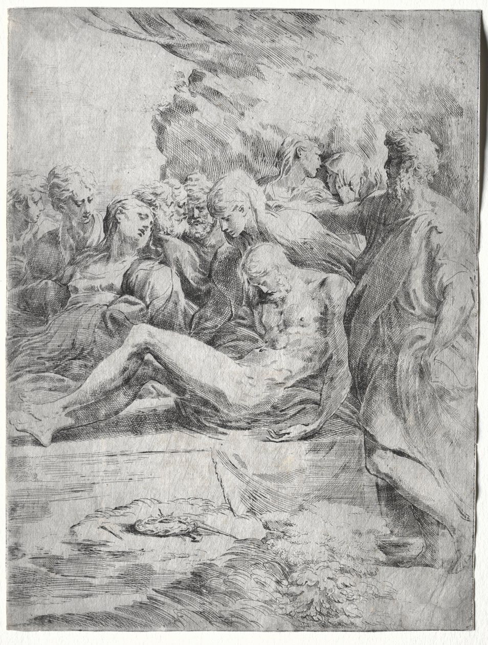 Begravelsen af attributed to Asteas