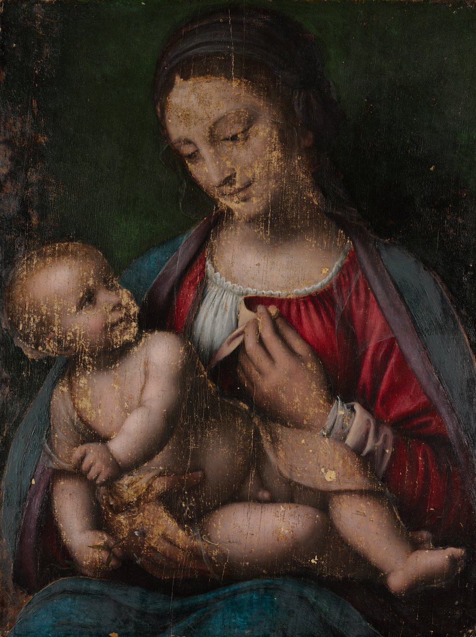 Jomfru og Barn af attributed to Bernardino Luini