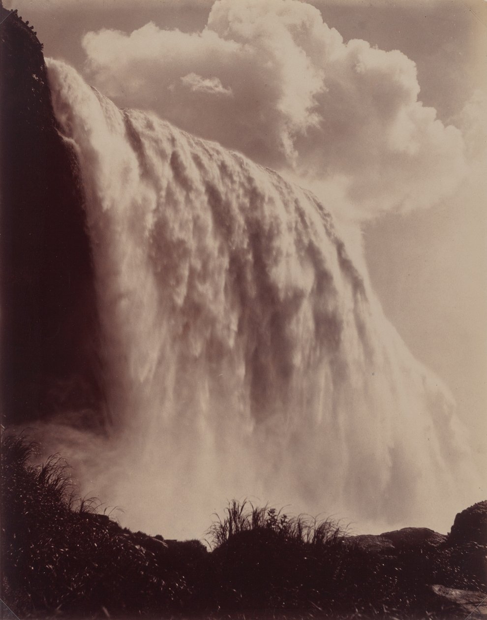 Niagara Falls af attributed to Charles Bierstadt