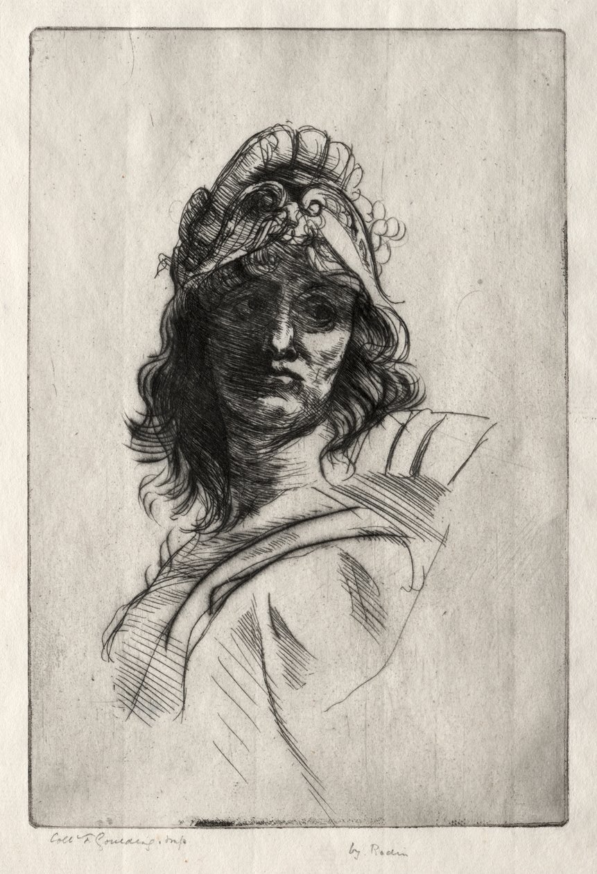 Buste af Bellone af attributed to Claude Bertélémy de Blénod