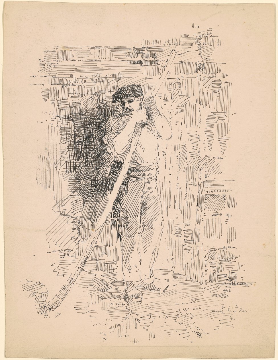 Bonde af attributed to Edward Moran