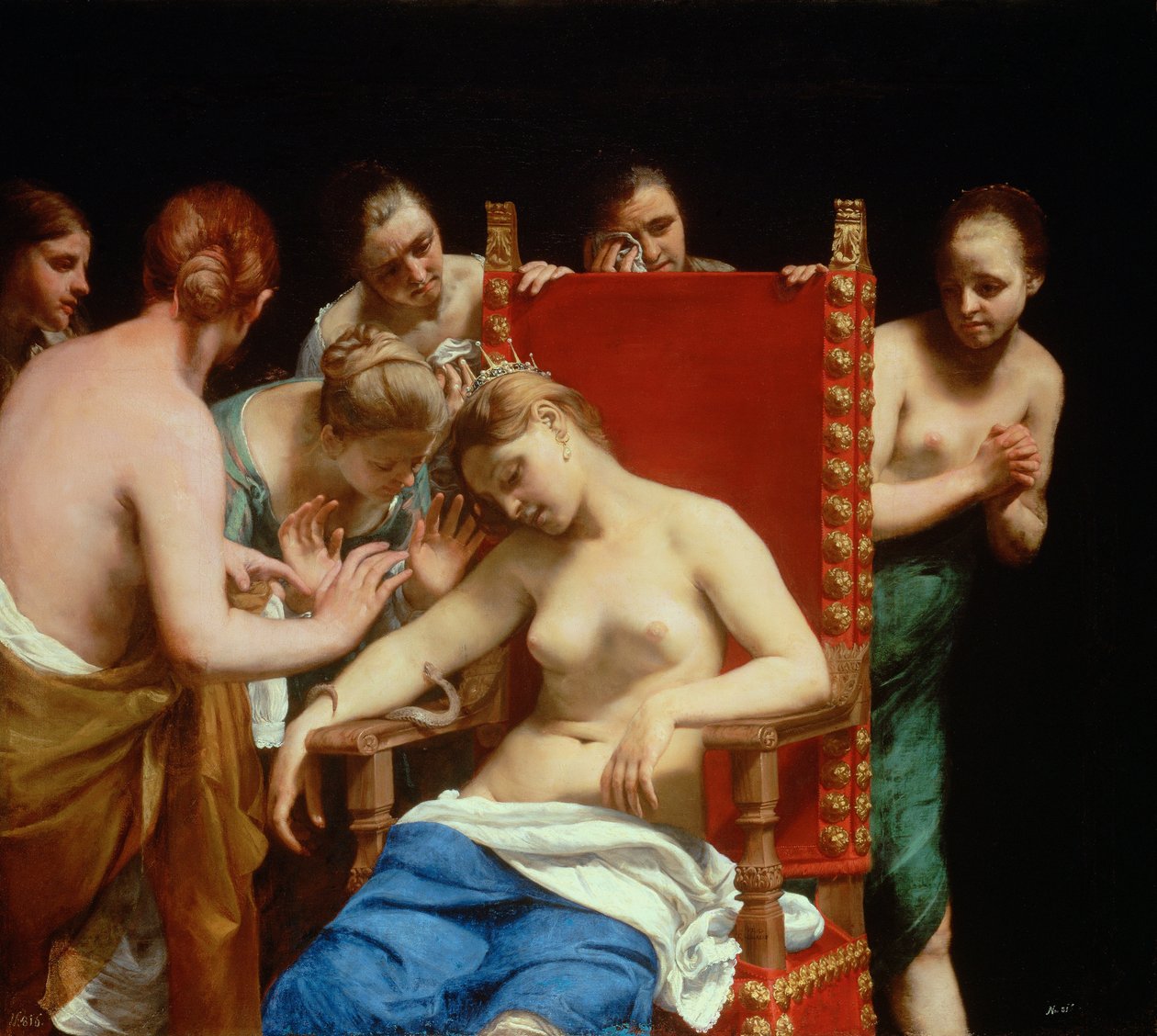Cleopatras død af Guido Cagnacci