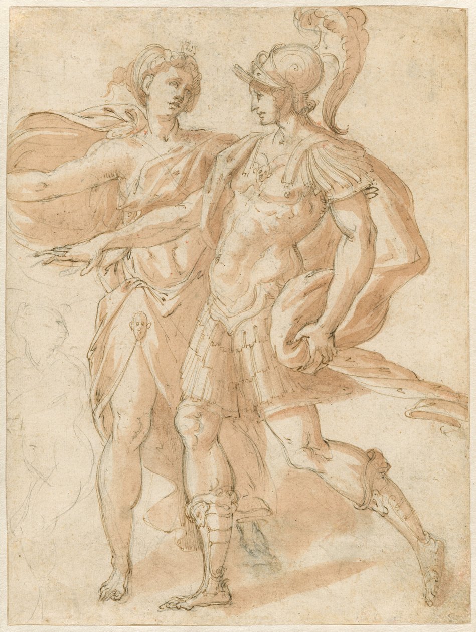 Mars og Diana [recto] af called Bertoia Jacopo Zanguidi