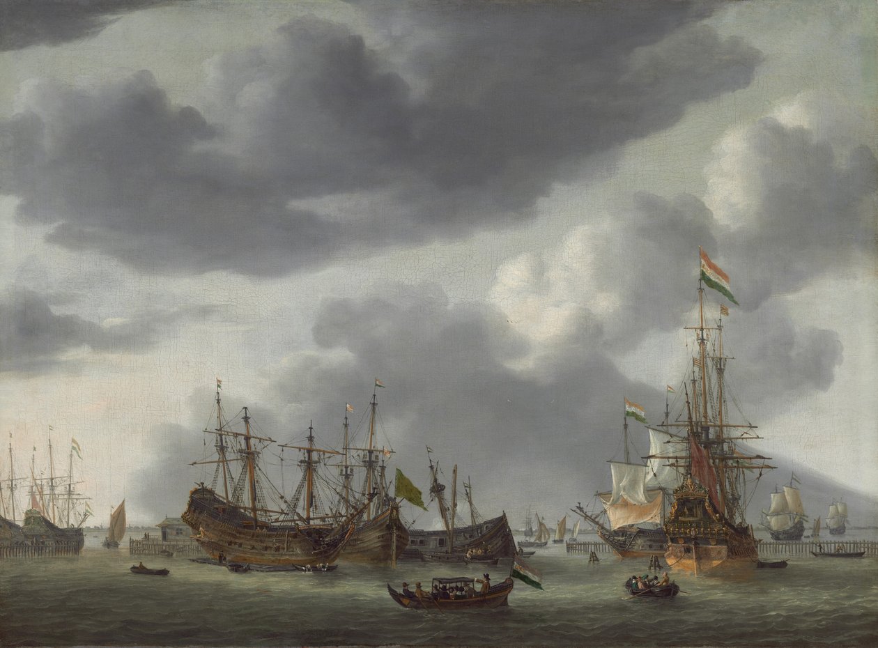 Amsterdams havnescene af called Zeeman Reinier Nooms
