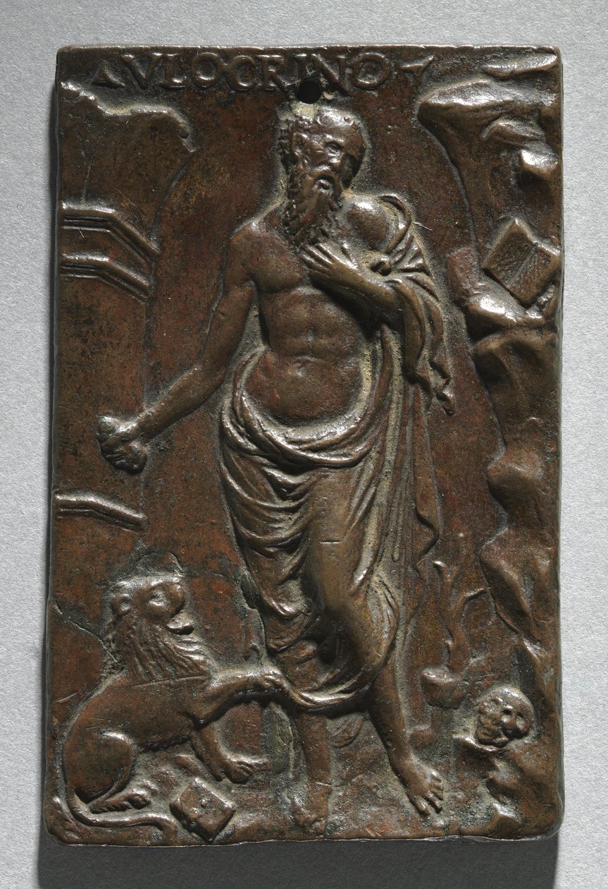 Sankt Jerome af cast after a model by Ulocrino