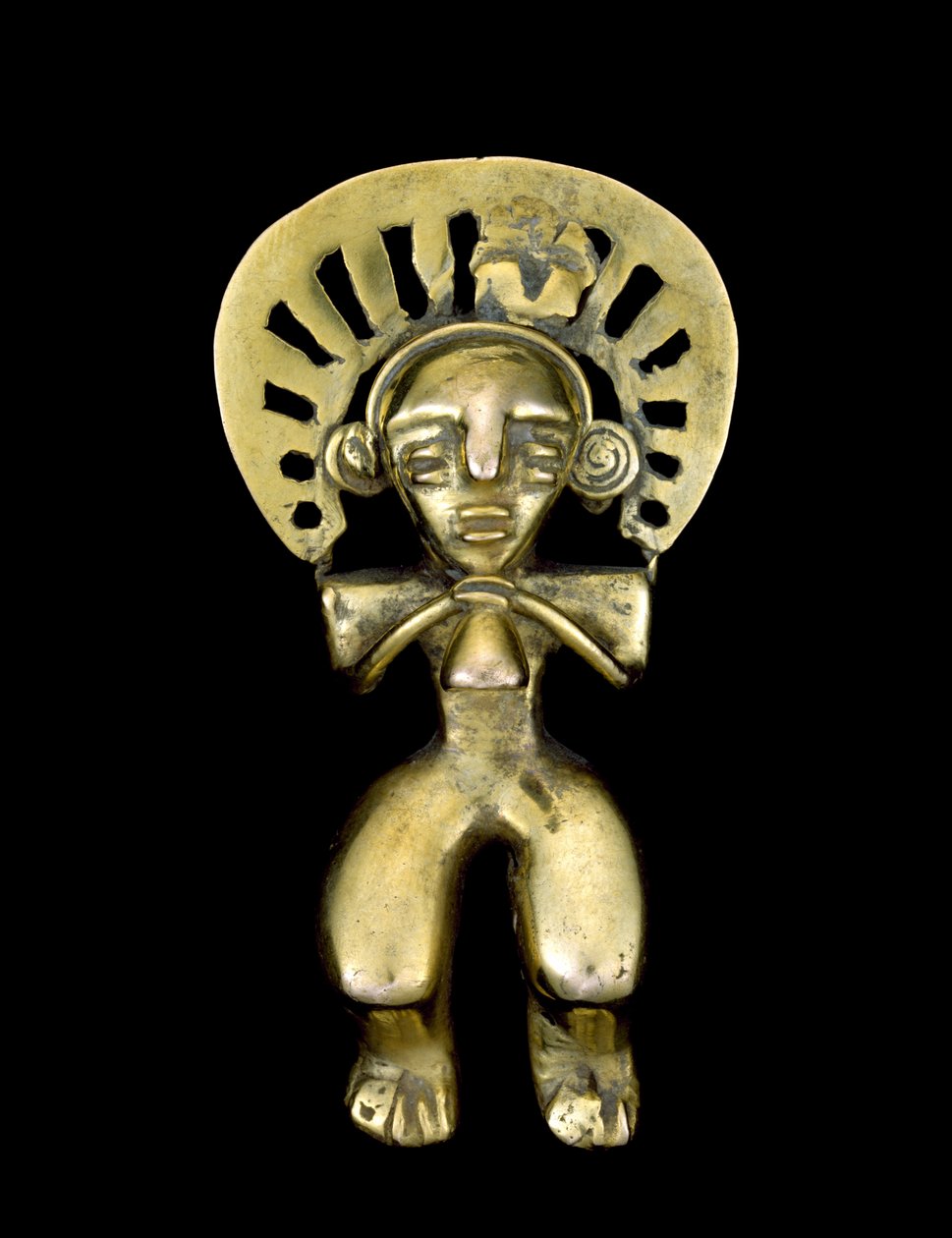 Vedhæng af en Shaman af civilization Quimbaya