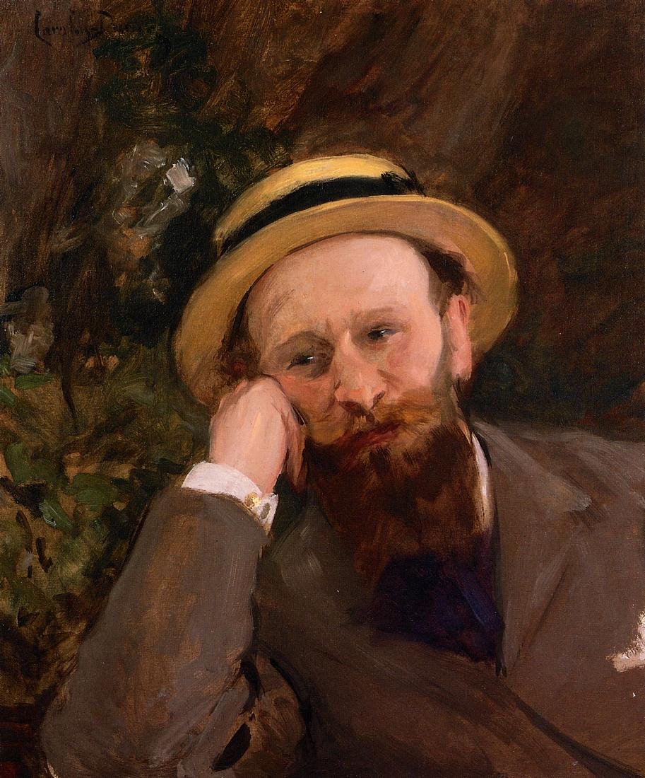 Portræt af Edouard Manet af Édouard Manet