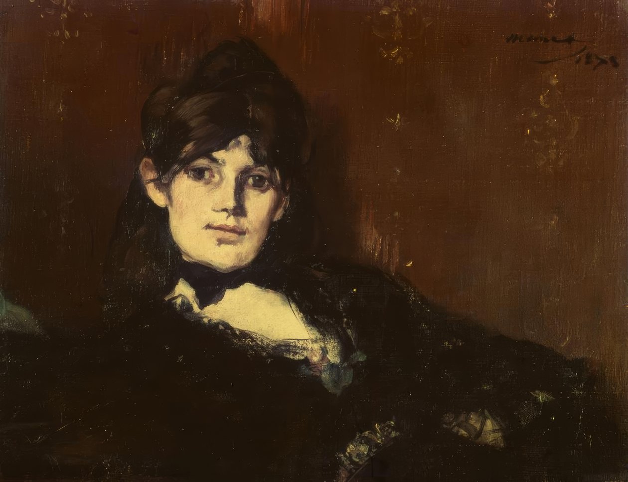Berthe Morisot forlængede af Édouard Manet