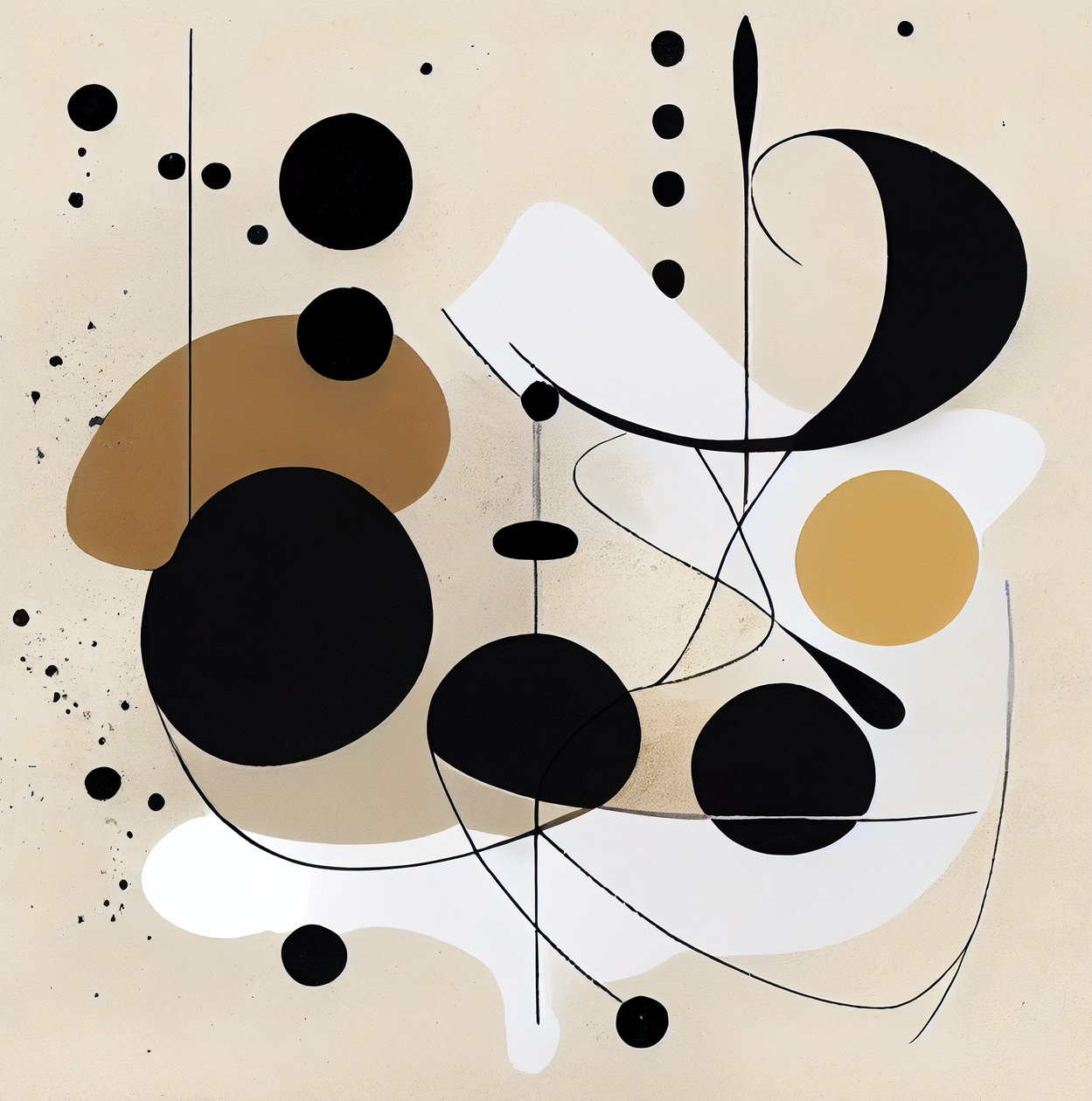 Bohau abstrakt kunst af F. Abderrahim