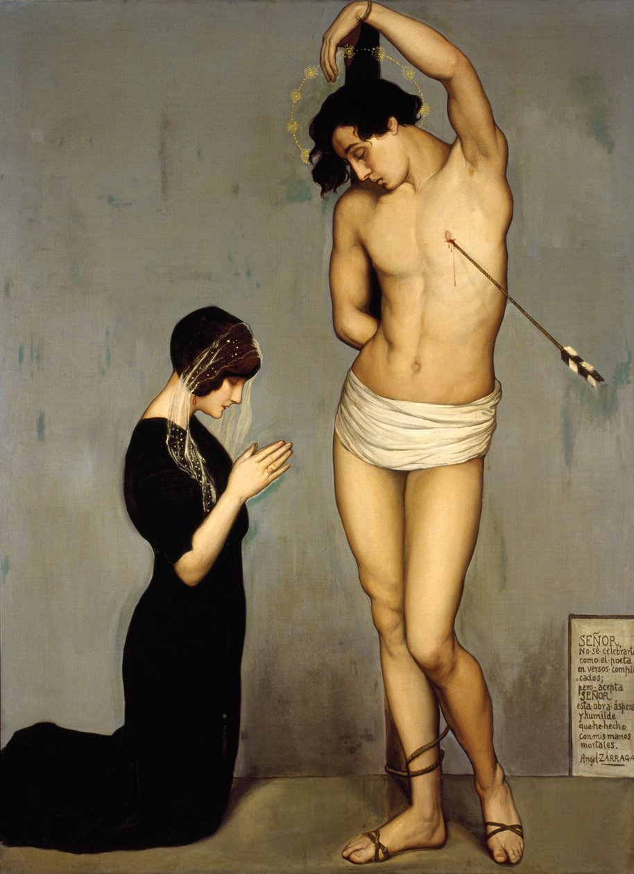 Tilbud om tilbud (Saint Sebastian) af Ángel Zárraga