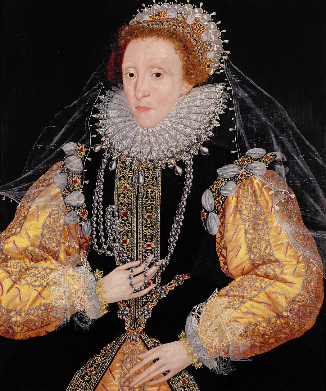 Portræt af dronning Elizabeth I, ca. 1586 af Federico Zuccari or Zuccaro