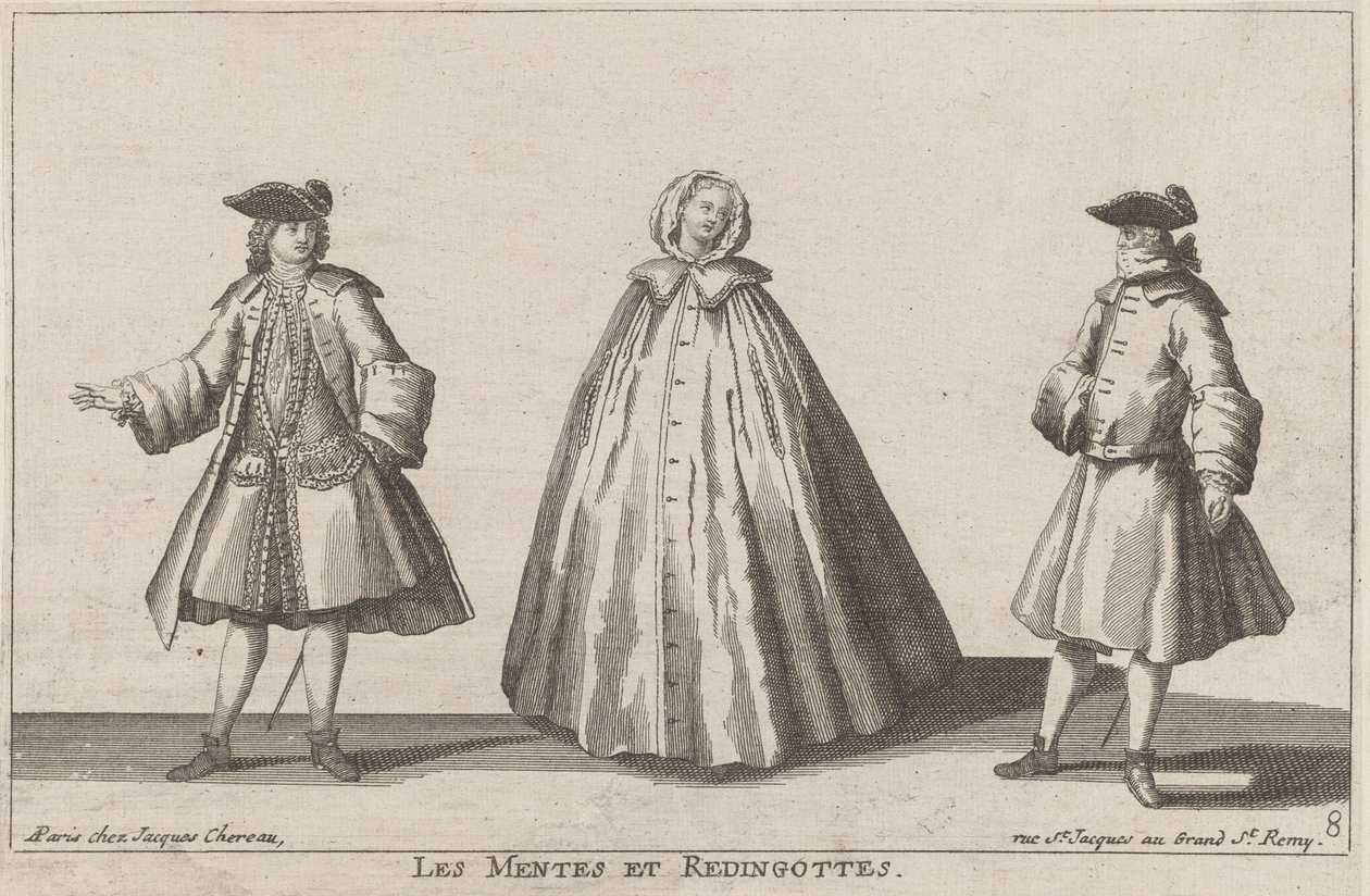Mynter og Redingottes af published by Jacques Chéreau