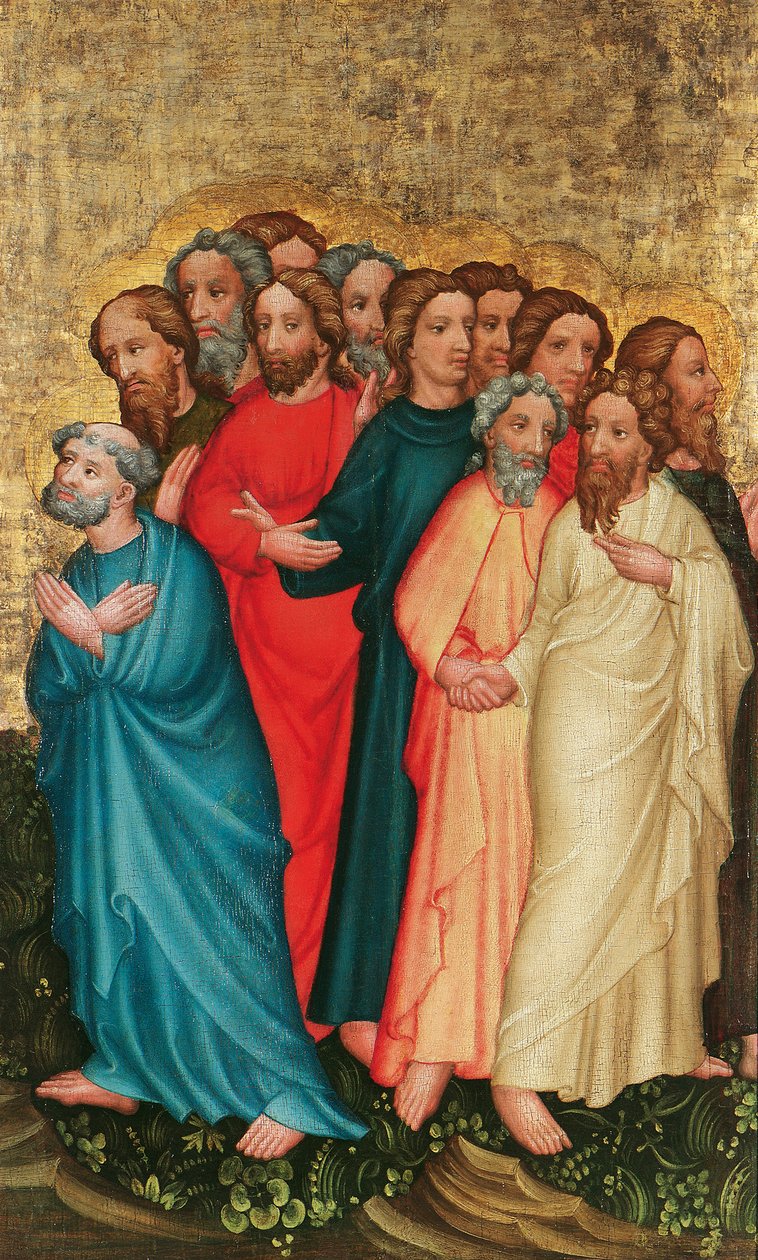 Apostlen Abschied af Österreichischer oder böhmischer Maler