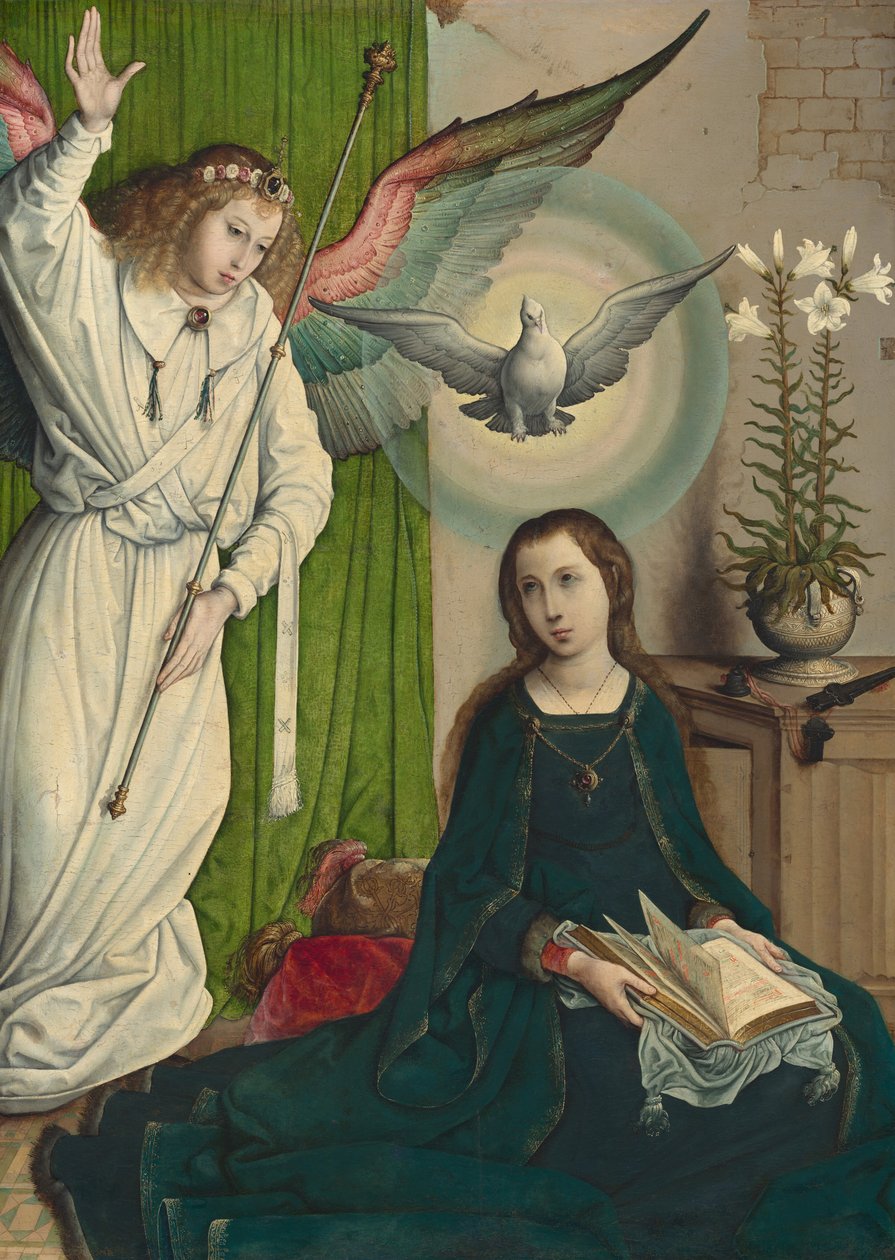Bebudelsen, ca. 15081519. af the Elder Juan de Flandes