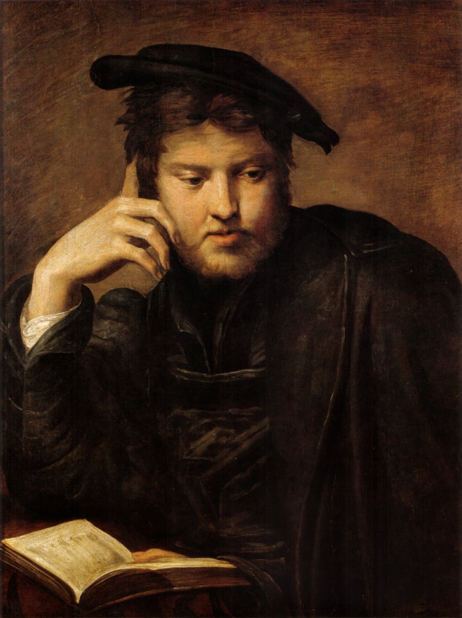 MAND MED BOGEN af Parmigianino