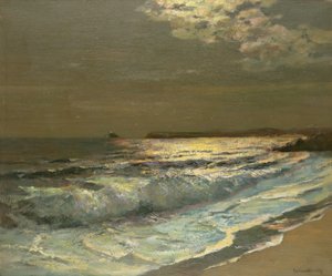 Den månebelyste Breaking Wave