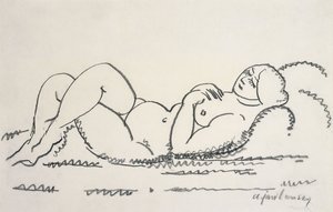Kvinde nøgen; Nøgen kvinde, ca. 1912