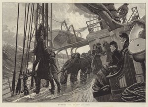 Hejse sejl i Atlanterhavet