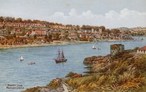 Fowey, fra Polruan Slot