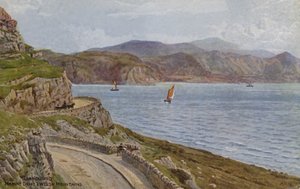 Llandudno, Marine Drive og Welsh Mountains