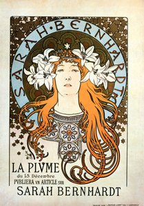 Sarah Bernhardt, La Plume, 15. december 1896