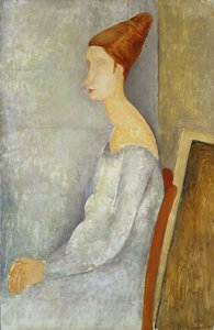 Portræt af Jeanne Hebuterne, 1918