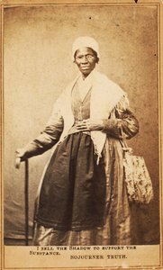 Carte de visite af Sojourner Truth, 1864