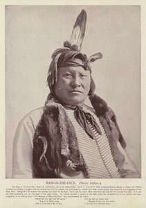 Regn-i-ansigtet, Sioux-indianer