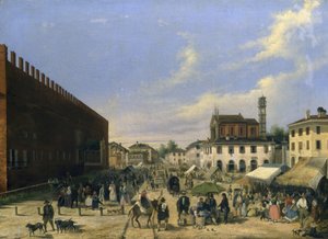 Markedspladsen i Belgioioso