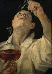 Portræt af en mand, der drikker, ca. 1581-4
