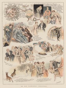 En gammeldags jul (chromolitho)
