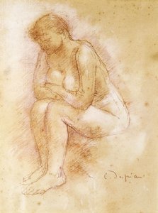 Siddende nøgen; Nue Assise