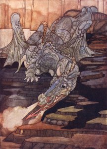 Dragen dræbt af Saint George