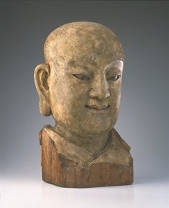 Leder af et louhan, Yuan-dynasti (træ)