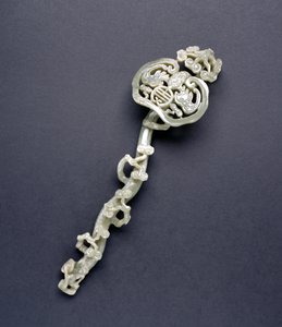 Ruyi scepter (celadon sten)