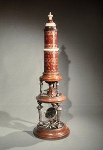 Mikroskop (træ og elfenben)