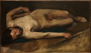 Mand nøgen. 1856