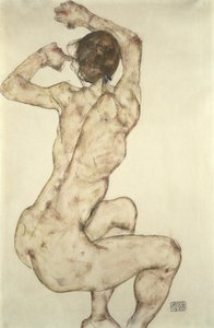 A Crouching Nøgen, 1915