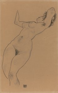 Liggende nøgen; Liggende nøgen, 1918
