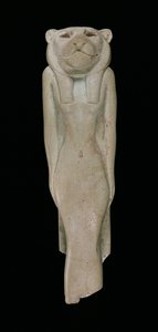 Gudinde Sakhmet (fajance)