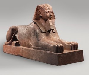 Hatshepsuts sfinx, ca.1479-58 (granit, maling)