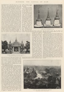 Bangkok, hovedstaden i Siam