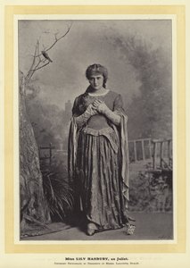 Miss Lily Hanbury, som Juliet