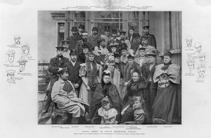 Kongelig gruppe i Palais Edinburgh, Coburg