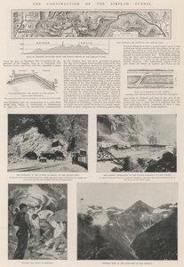 Konstruktionen af Simplon-tunnelen