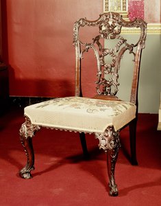Stol, Chippendale Director design, c.1760